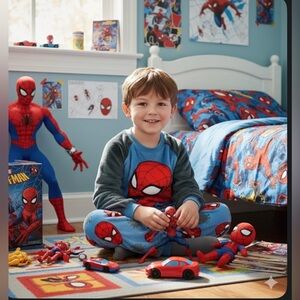 Spiderman 2- piece set Pajama size 2T NEW SET SOFT AND COZY for any day